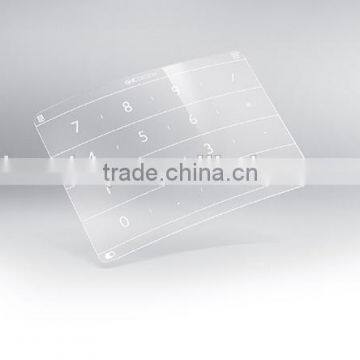 Ultra-Thin Smart Number Keypad For Macbook, Intelligent Touch Glass Keyboard, Thin Small Transparent Calulator Numberpad photo-5