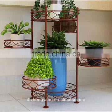 outdoor garden wire plant stand,3 tier metal flower pot stand