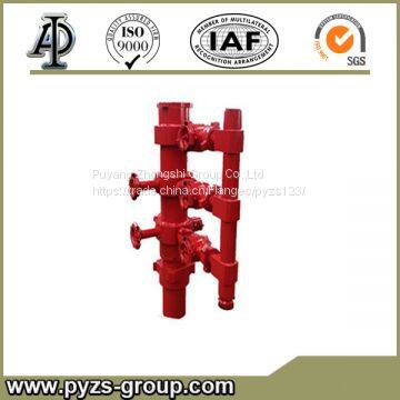 API 6 5/8''casing double plug cement head