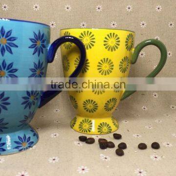 Stocked Hand-painted Ceramic Cup Coffee Cup Cereal Milk Mug photo-4