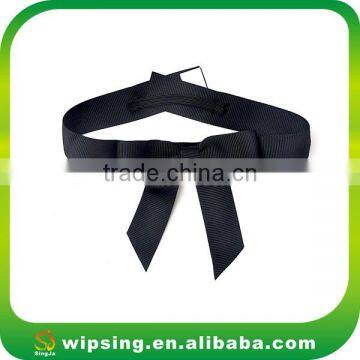 Fancy Pink Pre-tied Satin Ribbon Bow With Elastic Loop photo-6