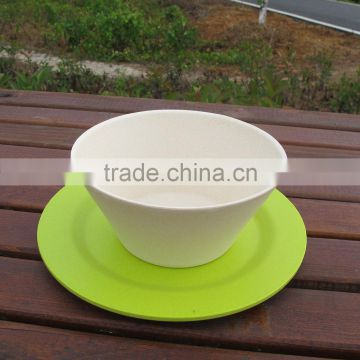 Quality assurance Biodegradable Inexpensive bamboo fibre tableware