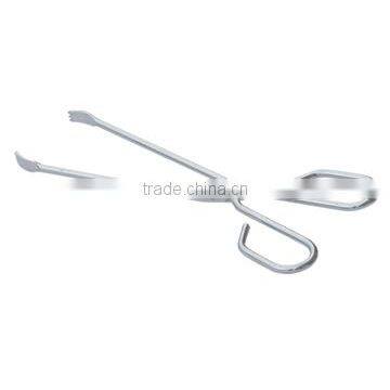 Food Tong Iron With Powder Coating Plastic Coating Handle photo-3