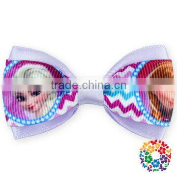 2015 New Designer Children Boutique Hair Accessories Hair Bows Grosgrain Ribbon Hair Bows With Clips Wholesale Kids Barrettes photo-3