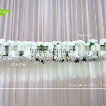 GNW FLW1608031 New style roll up white artificial wedding flower wall