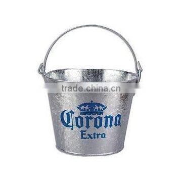 Galvanized Metal Bucket With Handle photo-2
