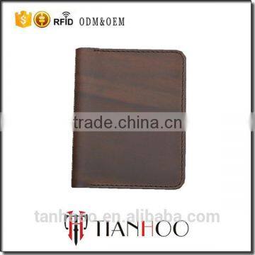 Business Commercial Custom Personalized Wholesale Genuine Leather RFID Blocking Card Holder