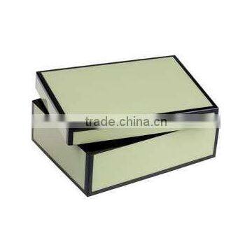 Lacquered Boxes, White & Black Trim Modern-decorative-boxes photo-2