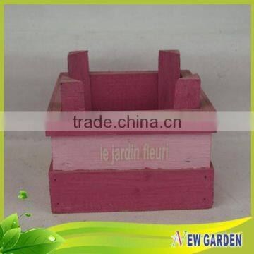 Homes and Gardens Natural Wooden Artificial Flower Basket Decoration photo-6