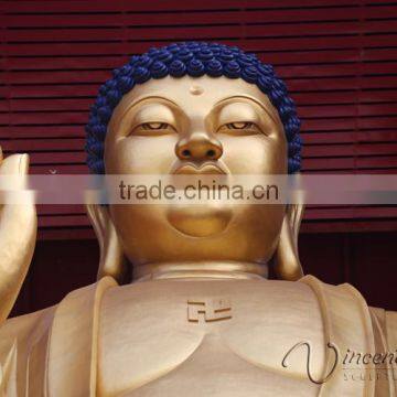 Regional Buddhism Antique Metal Craft Bronze Large Outdoor Sculptures photo-2