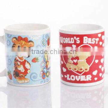 High Quality Ceramic Porcelain Cup Mug with Custom Decor