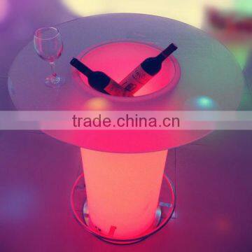 16 colors changing rechargeable battery LED bar table, led bar furniture