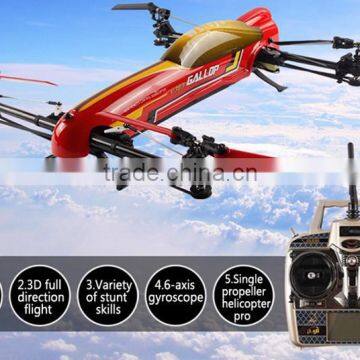 WLtoys V383 3D 2.4G 6CH 500 Electric Stunt Action Led Slingshot Helicopter ,Waterproof Quadcopter Mariner photo-3
