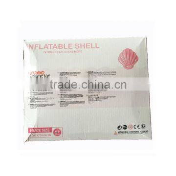 2017 Hot Selling Giant Leasure Inflatable Shell Pool Float Ourdoor Swiming Ring and Raft Water Party Lounge Toys for Women photo-4