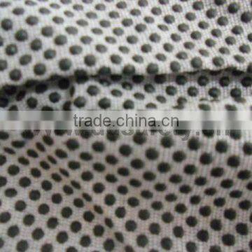 DDSAFETY 2017 Red Knit Wrist Canvas Working Safety Glove High Quality White Polka Dot Glove photo-3