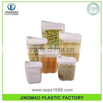 Set of 5 Plastic Cereal Storage Container Set