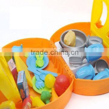 Mini Kids Pretend Play Food Set Funny Plastic Meat Tray Food Toy in Kitchen photo-3
