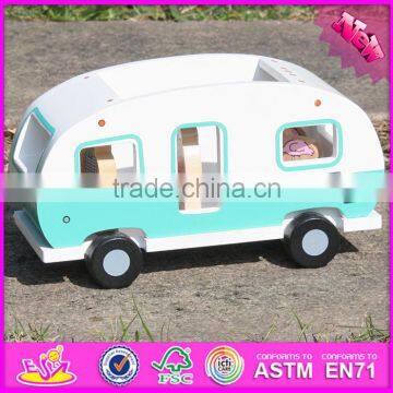 2017 New Products Kids Funny Animals and Four People Wooden Toy Cars W04A313 photo-2