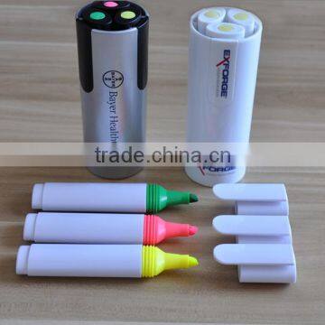 FACTORY SALE!!! NEW FASHIONALBE 3 PCS /SET highlighter pen for promotion