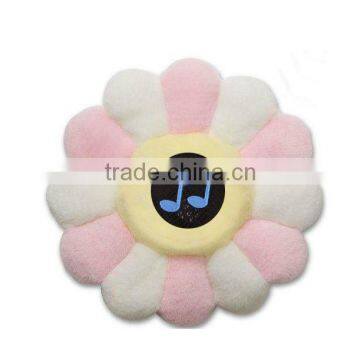 Cute Flower shape Plush Cushion Speaker