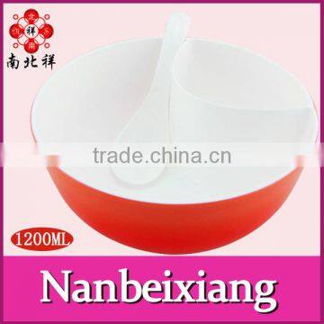 1200ML Plastic filter Bowl with spoon