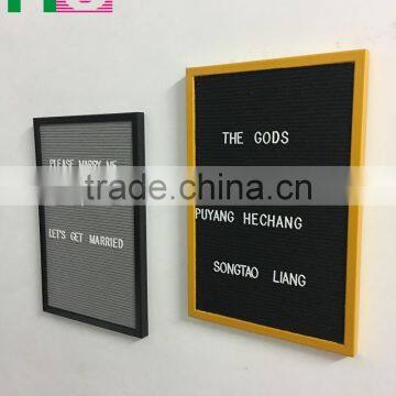12''*18'' Letter Board Gold Frame Backing With Slots to Insert Letters Includ Letters photo-4