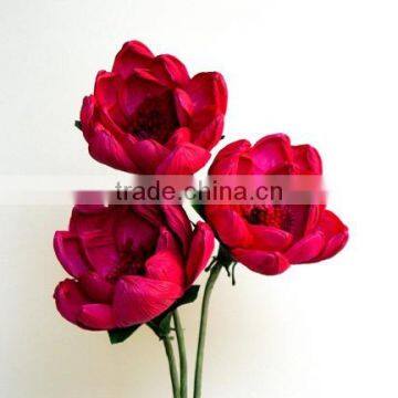 Water Lily Corn Leaf Hand made Flower