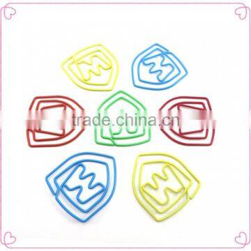 Customized OEM logo paper metal clips as business gift