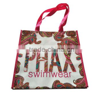 Zeal-X made custom luxury foldable swimsuit clothing packaging non-woven shopping bag