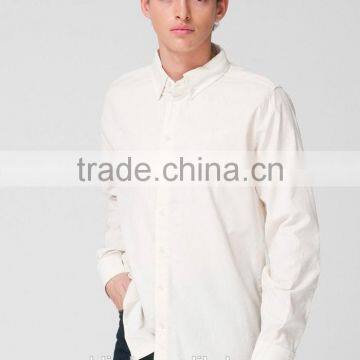 The Classic Collared Button-down Shirts Comfy 100% Cotton White Shirts photo-6