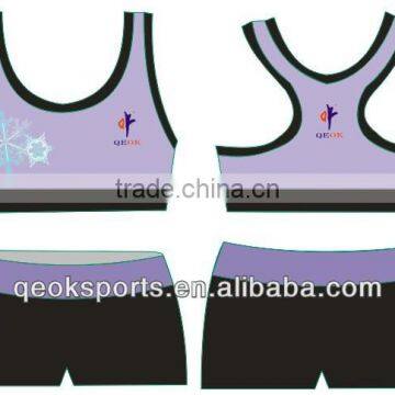 fashion custom design sublimation printing child running set ,running wear