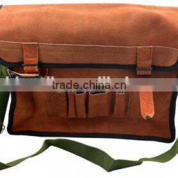 Canvas Kits Admission Package / Bag Electrician Suede Leather Bag, Leather Tool Bag photo-2