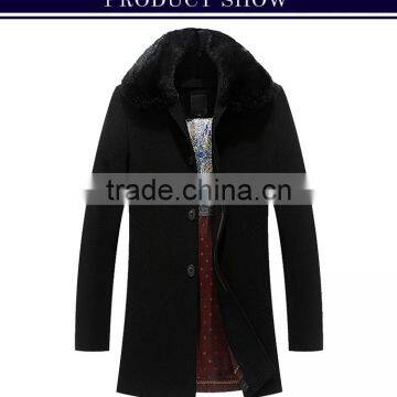 2015 latest design men outwear winter overcoat pictures of men coats men's long fur coat