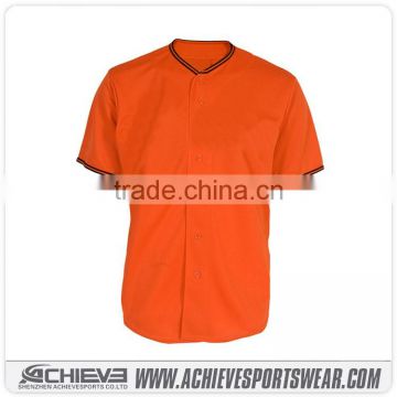 polyester custom dry fit baseball jersey