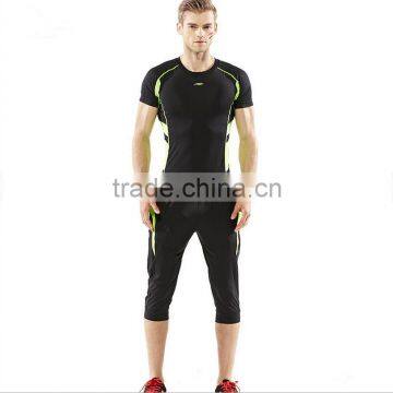 Color available gym running men sportswear set