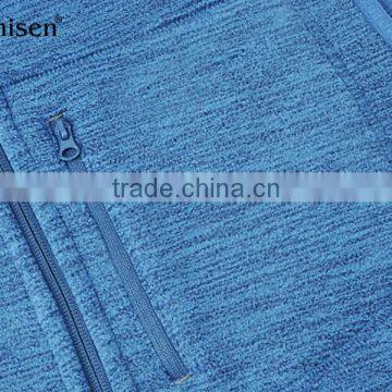 Made in China Wholesale Collar Zipper Men Sweater Fleece Vest photo-3