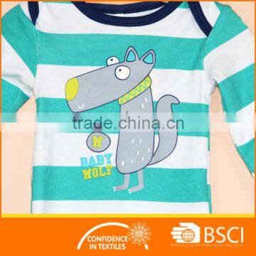 Interlock Summer Newborn Baby Clothes Baby Bodysuit photo-3