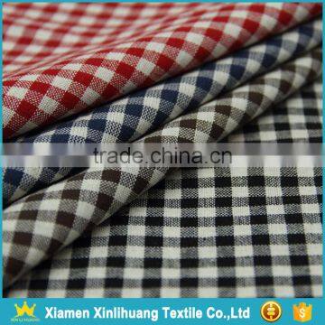 Fashion Uniform Material Yarn Dyed 100% Cotton Check Shirt Fabric photo-4