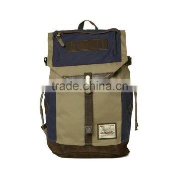 Best 2014 popular brands and leather canvas drawstring backpack