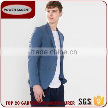 Casual Men'S Two Button Single Vent Fashion Suit Jacket Blazer For Sale photo-4