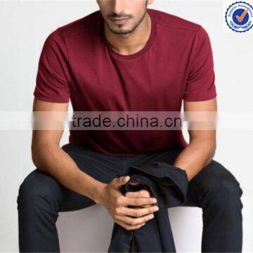 Hot Sale Round Neck Slim Fit Men t Shirt photo-2
