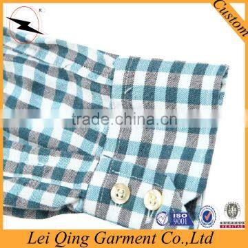 Korean Fashion Green Plaid Men Style Shirts photo-5