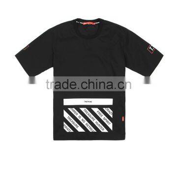OEM Short Sleeve Round Neck 100% Cotton Tshirt Printing Custom t Shirt Men t Shirt Wholesale photo-3
