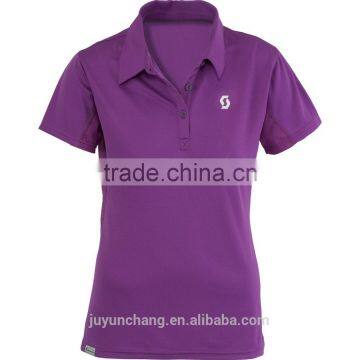 custom china hot sale white woman polo t shirt design factory