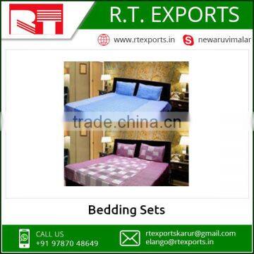 Low MOQ 100% Cotton Bedsheets King Size Printed Bedding Set