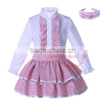 spanish baby wear two piece dress