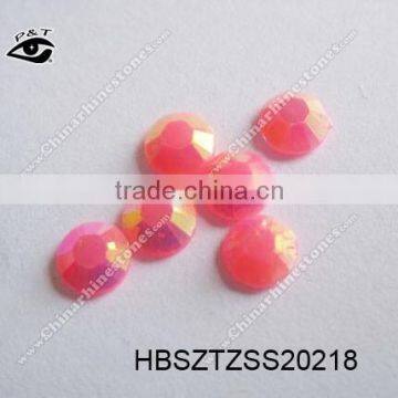 Hot Fix Rhinestone Epoxy Rhinestone SS20 Pink AB Color for Clothing photo-2