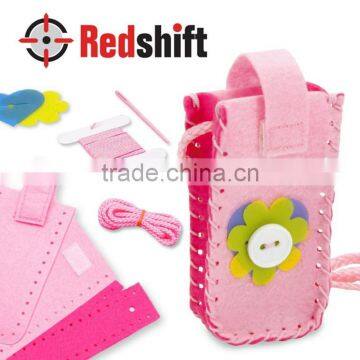 China Supplier Sewing Felt Mini Bag Mobile Holder Benefit Price photo-3