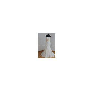 MS26(f)-lace Overlay Mermaid Wedding Dress,bridal Gown