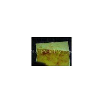 Gloss finish Lighting 4mm Marble patterned Acrylic Sheeting for Furniture / Sign